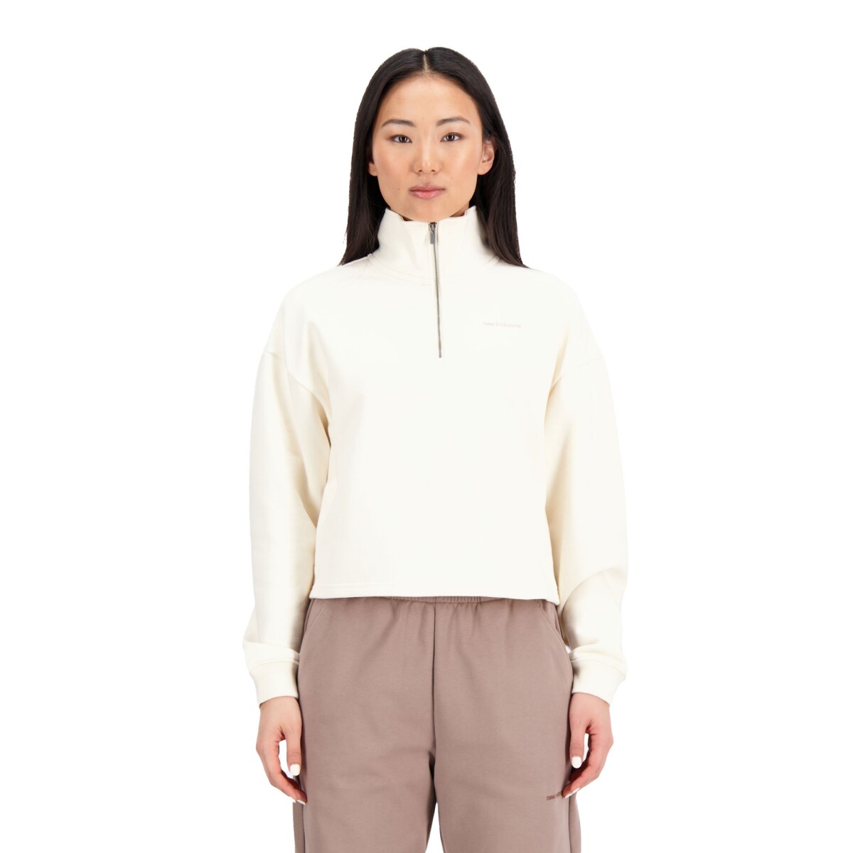 Buzo New Balance de Dama - WT33556GIE - BEIGE 