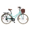 Bicicleta S-pro Urbana Strada Lady Dlx R.28(canasto, Guard. Y Parrilla Verde