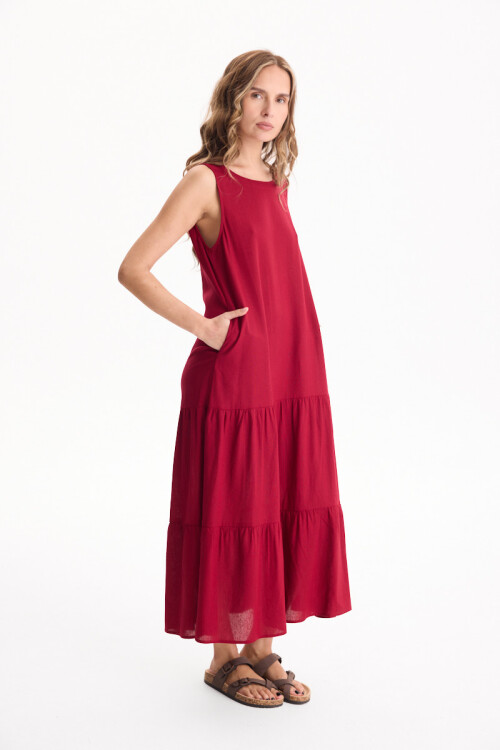 Vestido Havana Bordeaux