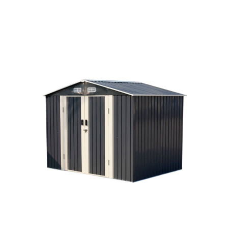 Caseta Galpon Jardin Lumax staffs Gris Oscuro 196x255x195 Caseta Galpon Jardin Lumax staffs Gris Oscuro 196x255x195