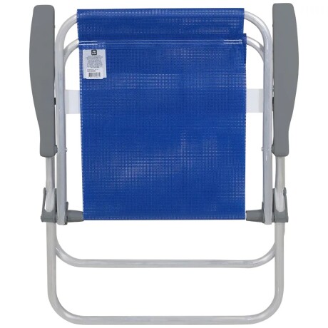 Silla Alta Bel Aluminio Lazy Poliéster De Pvc AZUL-FRANCIA
