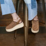 Zuecos Delray Clog Suede - Mujer Brown Leopard