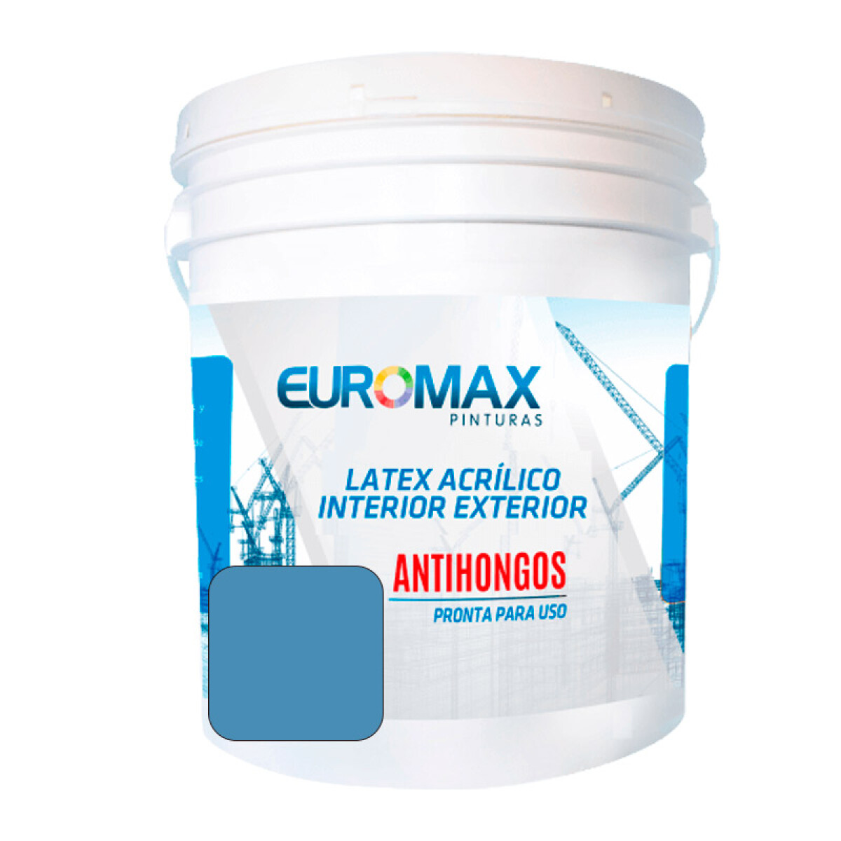 Euromax Latex Acrílico Interior - Exterior (zona protegida) - Azul Turquesa 