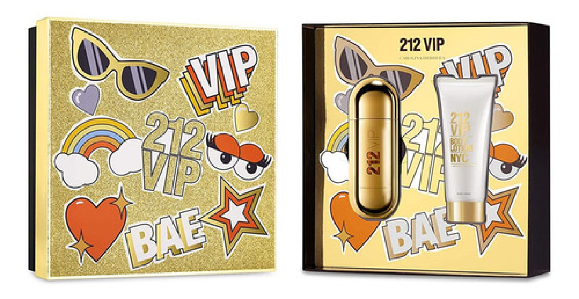 Set de Perfume para Mujer 212 VIP 50ml+Body Lotion 