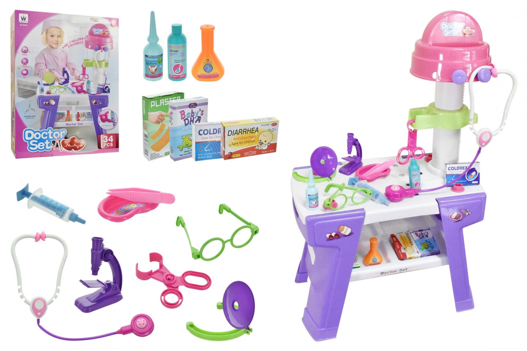 JUEGO DE DOCTOR 34PCS 1450-W045 