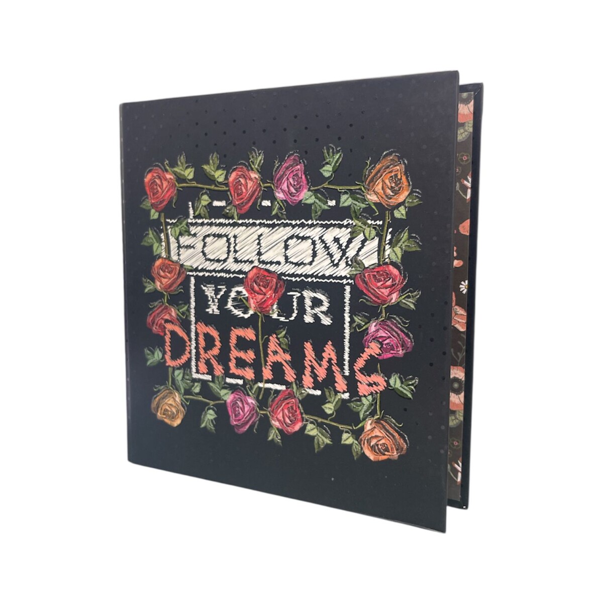 Carpeta 3 Anillos para Deberes - Flores 