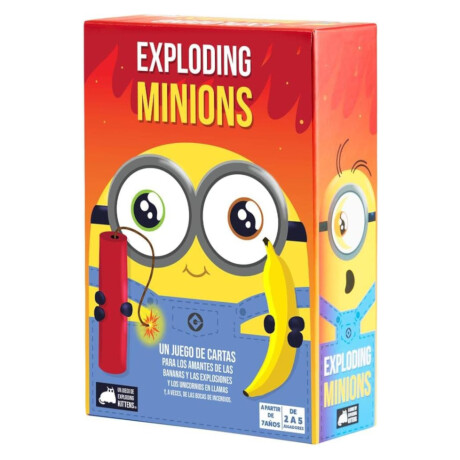 Exploding Kittens - Juego de Mesa Exploding Minions - +7 Años. 2 - 5 Jugadores. Idioma Español. 001