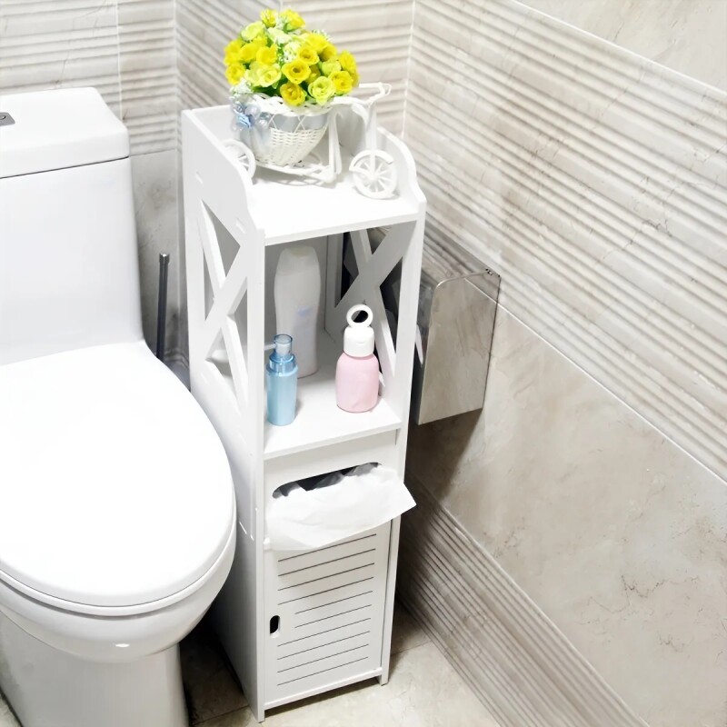 Organizador para espacios reducidos 80 x 18 x 20 cm BLANCO