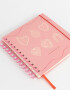 Anotadores Cuadernos y Memos Estampados Cuaderno Cuadrado Estampado - Rosa Claro