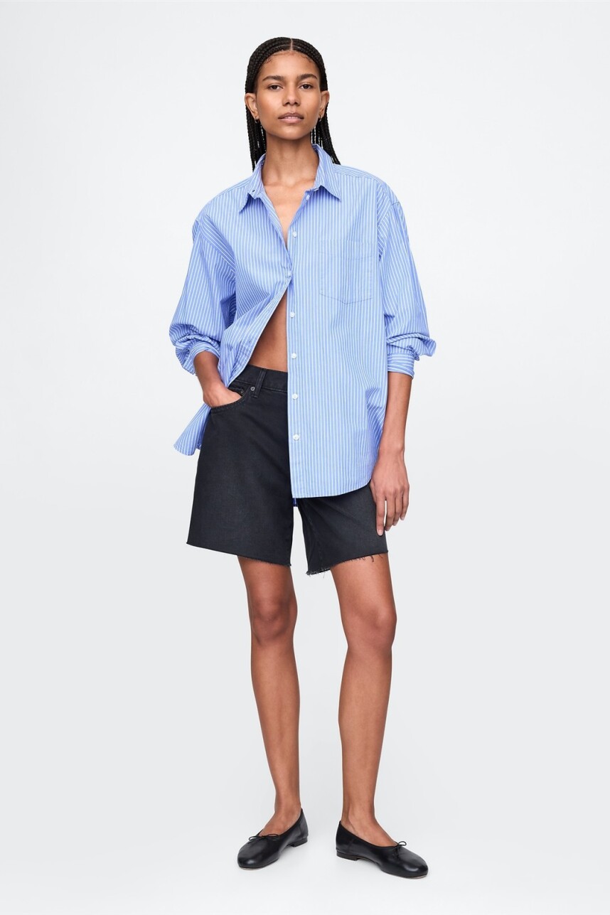 Bermuda Jean Loose Mujer Black 1