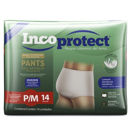 Pants adulto INCO PROTECT P / M x 14 unidades