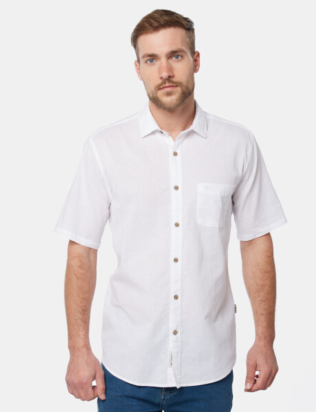 CAMISA DE LINO Blanco