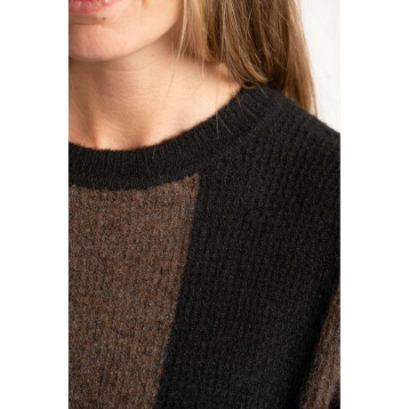 Sweater Rayado Negro