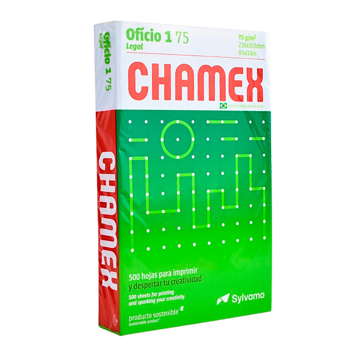 Papel fotocopia oficio 500 hojas Chamex 75g 