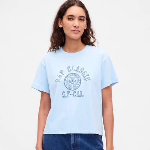 GRAPHICS - SS EDITOR TEE GAP CLASSIC LIGHT BLUE SHADOW