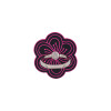 Anillo soporte para celular diseño flor metalizada negro Anillo Soporte Para Celular Diseño Flor Metalizada Negro