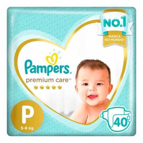 Pañales Pampers Premium Care P 40 Unidades Pañales Pampers Premium Care P 40 Unidades
