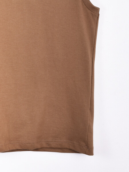 MUSCULOSA DESERT VIBES MARRON