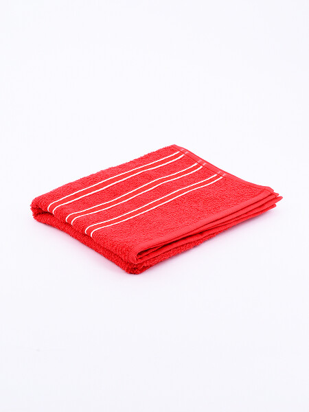 TOALLA ROSTRO ROJO