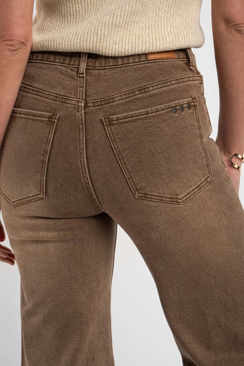 Flared Wide Leg Lavado Chocolate