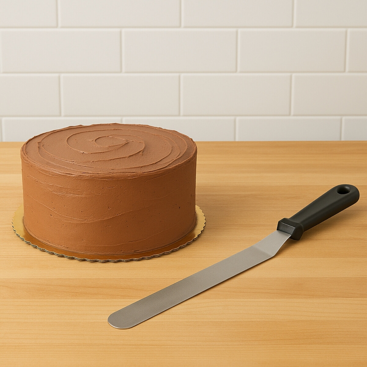 Espátula de enmantecar recta 