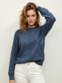 Sweater Focio Azul Grisaceo