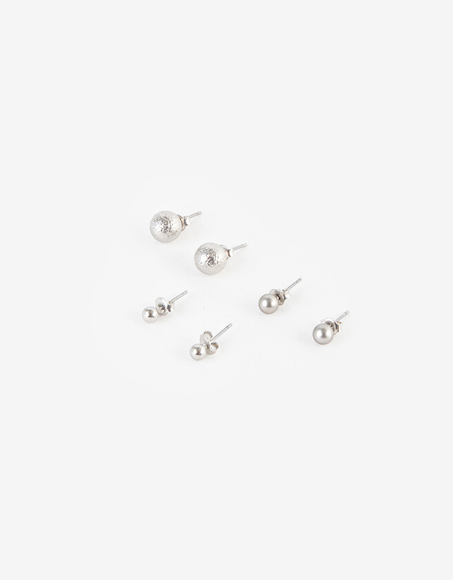 Aros Sets De metal Set De Aros De Metal - Plateado
