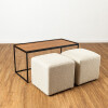 MESA CENTRO CON PUFF AF 100X50 (CD) Unica