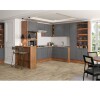 Bajo Mesada Americana 2 Puertas 80cm Gris Bajo Mesada Americana 2 Puertas 80cm Gris