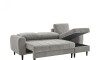 Sillón Esquinero con Baúles amplios - Amo Gris Claro