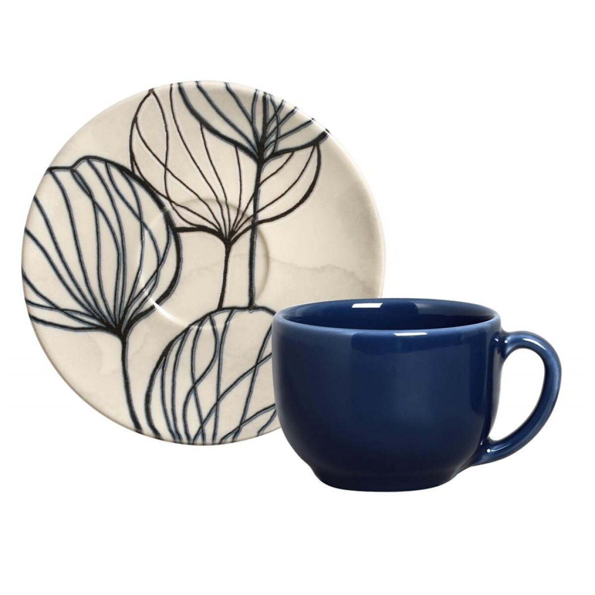 TAZA DE TE PLATINUM BLUE PORTO 260ML 