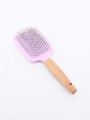 CEPILLO PALETA WOOD ROSADO