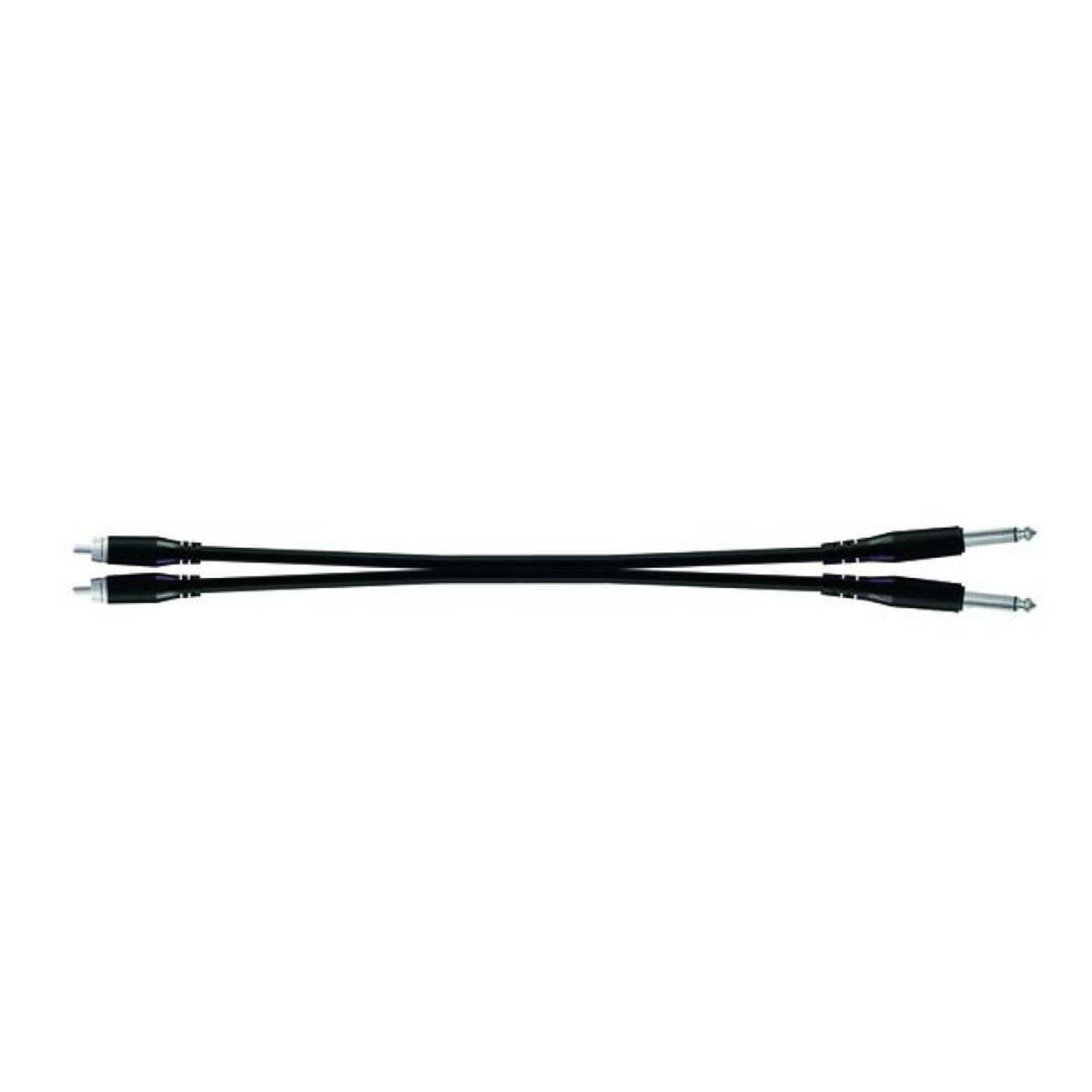 CABLE ADAPTADOR PROEL BULK555LU18 2X6,3 A 2XRCA 1,8M 