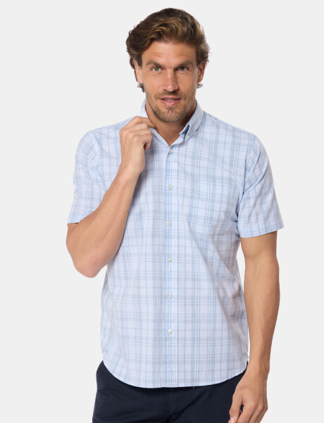 CAMISA SPORT A CUADROS Piedra