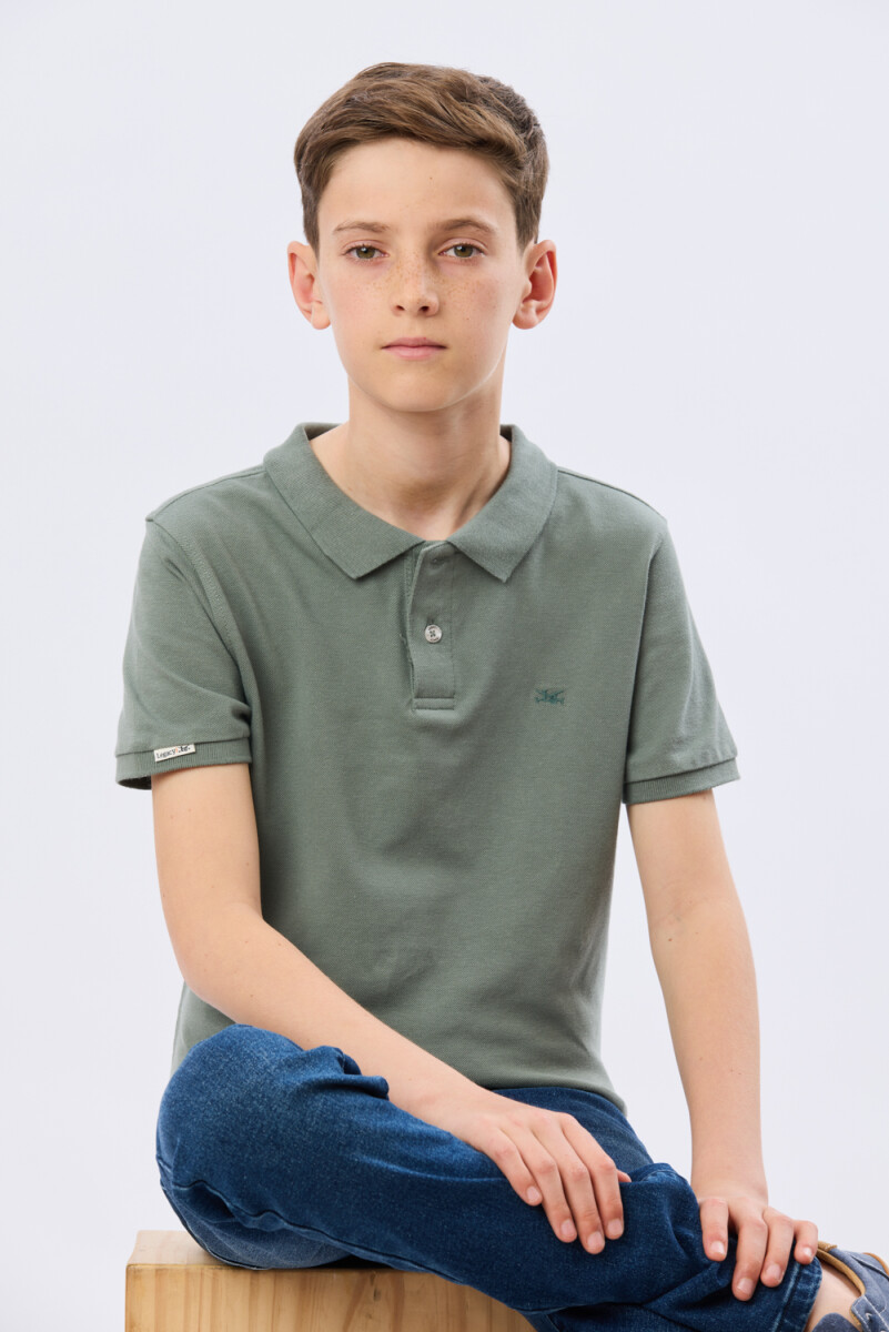 REMERA POLO DE ALGODÓN PIQUÉ - Verdecla 