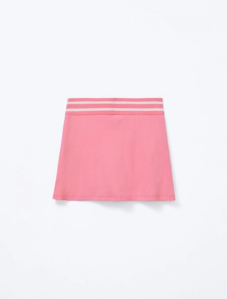 SHORT ESTILO POLLERA ROSADO