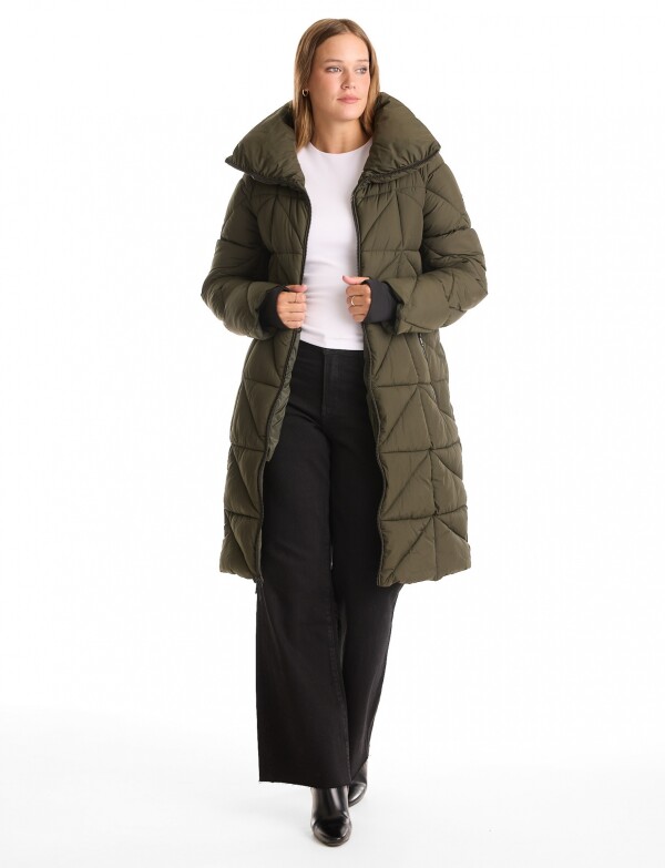 Campera Abrigo Larga OLIVA