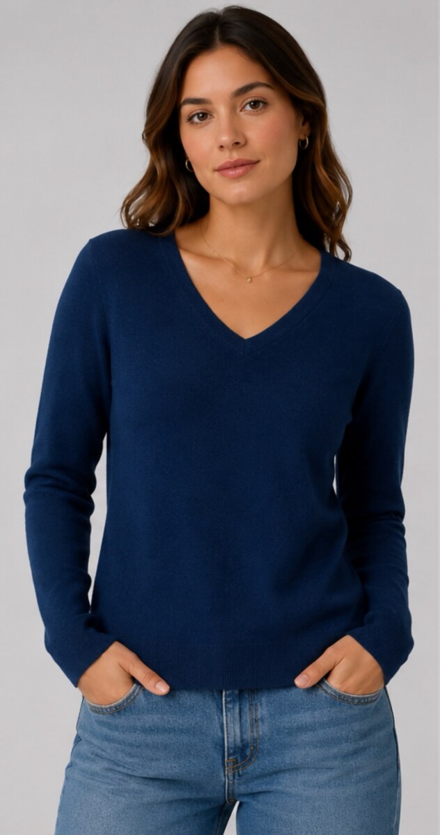 BUZO SLOWLY 8816 - AZUL 