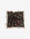 Pañuelos Raso Flores Pañuelo De Material Reciclado Estampa De Flores Silvestres - Combinacion Multicolor