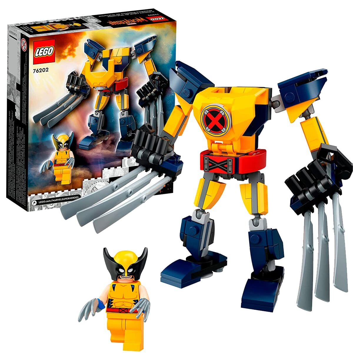 Lego Armadura Robótica 76202 Wolverine 141 Piezas 