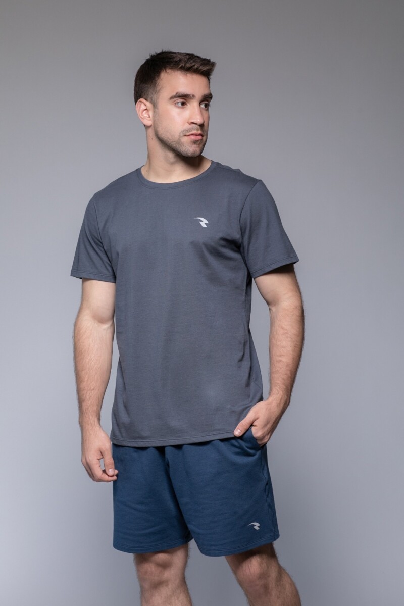 Remera de Algodon - NEGRO 