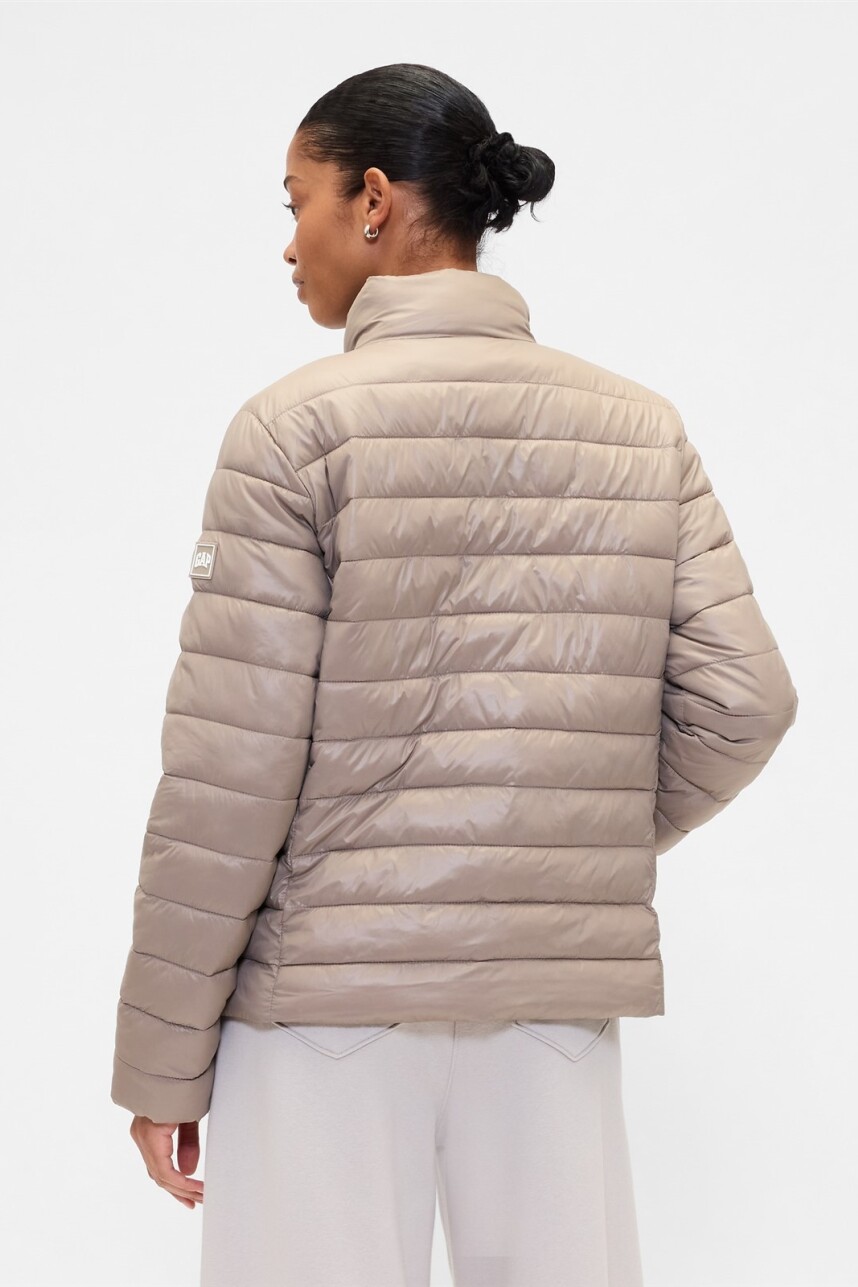 Campera Puffer Mujer Medium Cool Brown