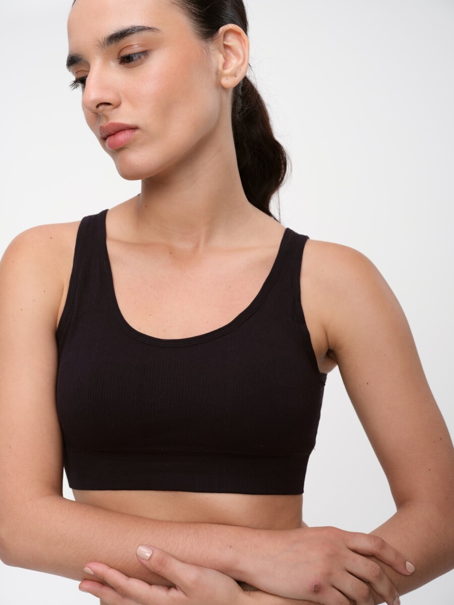 Bralette Poppy - Negro 