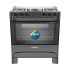 Cocina Enxuta 5 Hornallas Y Horno Supergas Termocupla NEGRO