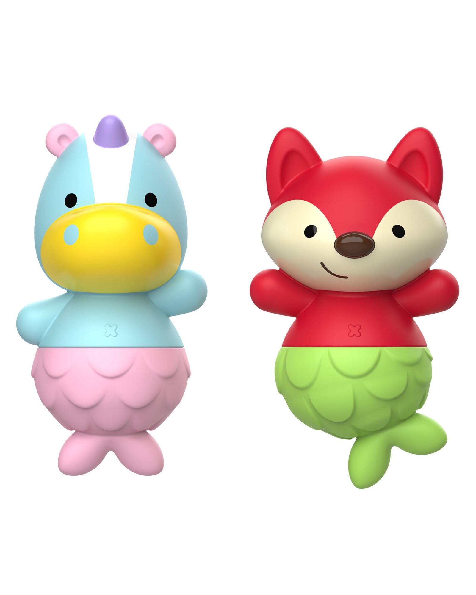 Juego de baño sirenas con colas intercambables Sin color