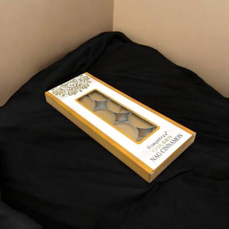 Pack Velas Aromáticas x10 Viajyshree Golden Nag Cinnamon