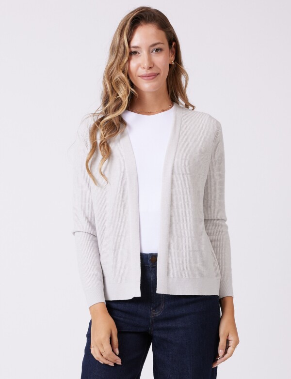 Cardigan Texturizado GRIS