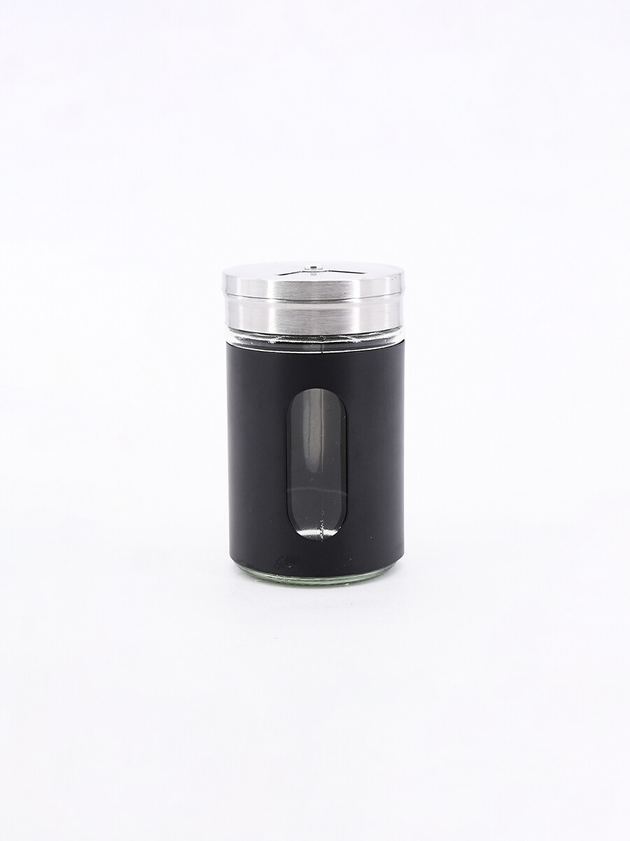 CONDIMENTERO INOX - NEGRO 