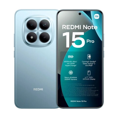 Celular Xiaomi Redmi Note 15 Pro 4G 256GB 8GB RAM Azul