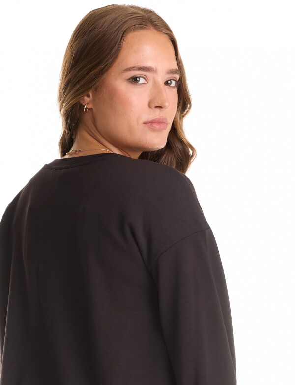 Buzo Modal Comfy NEGRO